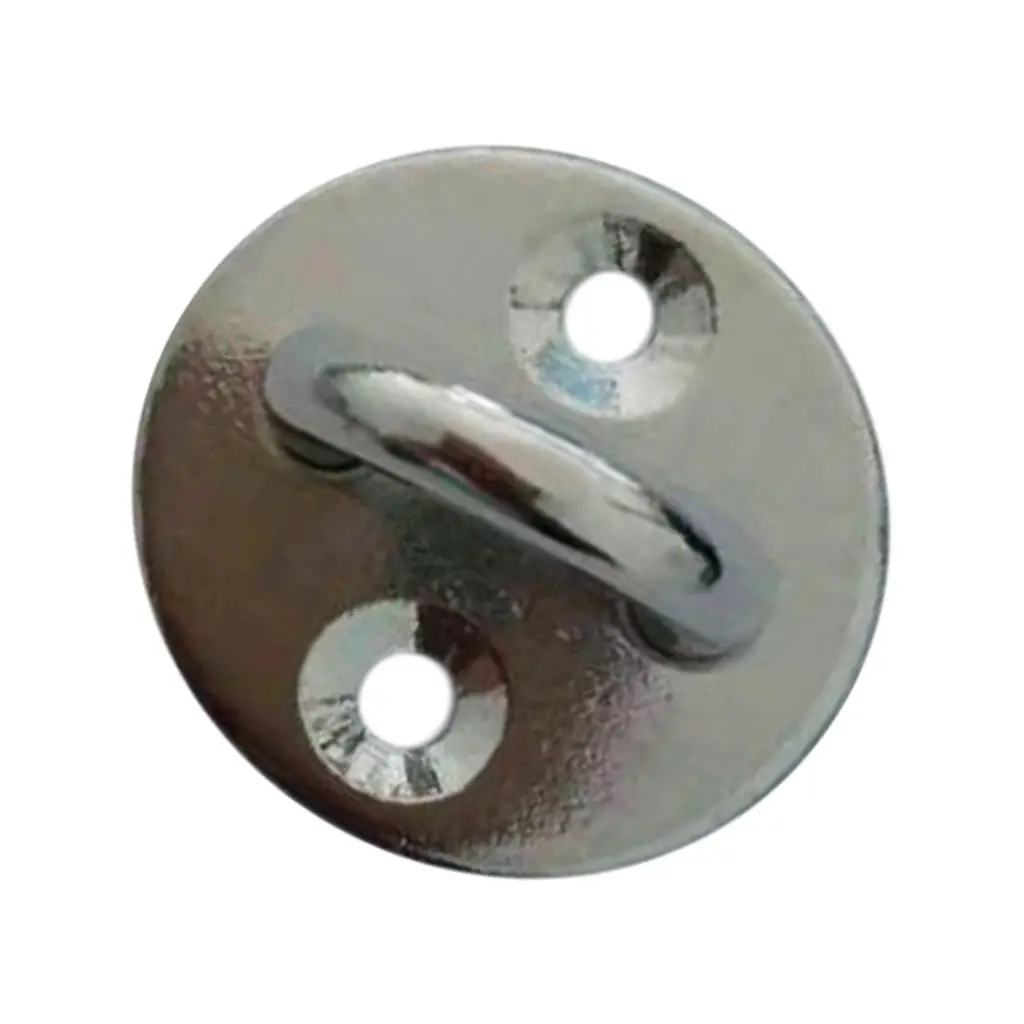 

304 Stainless Steel Round Pad Eye Plate Shade Sail Sailboat Hardware