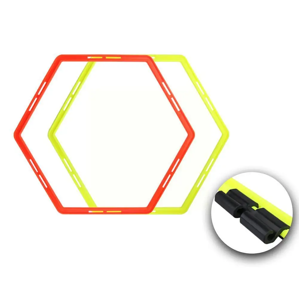 

1pcs Agility Training Ring Football Basketball 50 Cm Outdoor Ring And Indoor Supplies Sensitive Training Hexagonal Training Q6W0