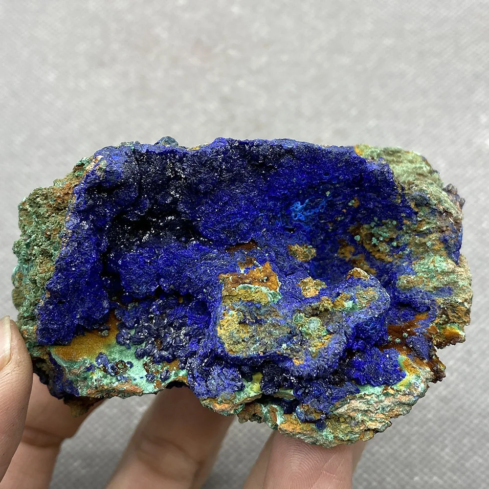 

Natural azurite mineral cristal espÃ©cime da provÃ­ncia de anhui, china H35#