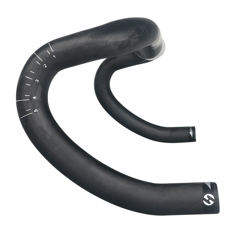 TOSEEK полный углеродное волокно руль для велосипеда внешний маршрутизации Руль уд