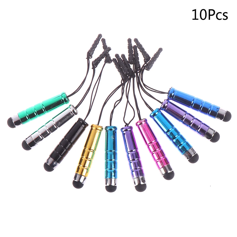 10PCS Universal Mini Capacitive Screen Stylus Touch Pen For iPad Sumsang All IOS Android Smart Touch Screen Phone Tablets Pen