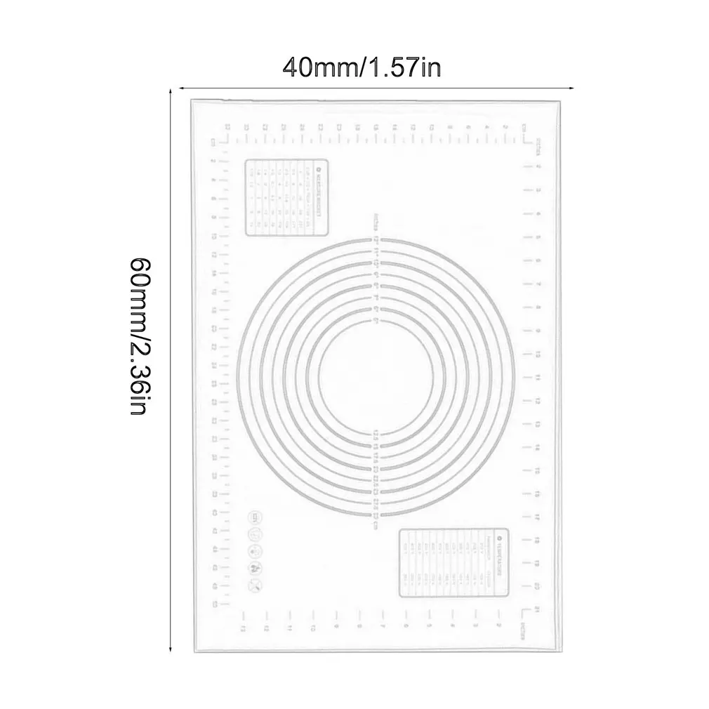 

Non-Stick Silicone Baking Mat Pad Baking Sheet Glass Fiber Rolling Dough Mat Cookie Macaron Baking Mat Pastry Tools