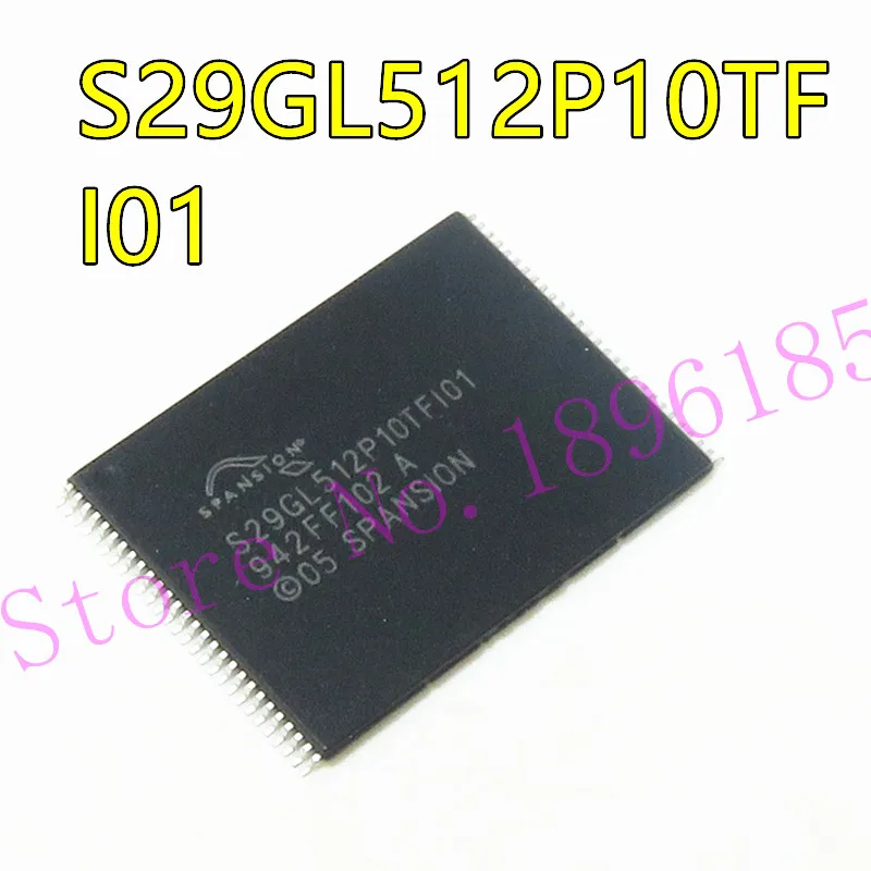 5 шт., S29GL512P10TFI01 TSOP56, 3,0 вольт, режим страницы, флэш-память с 90 нм технологией зеркальной обработки, новая и оригинальная