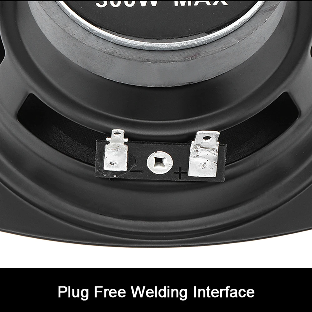 1x 4'' 4 Ohm 300W Car Coaxial Speaker Vehicle Door Auto Audio Music Stereo Full Range Frequency Hifi Speakers |