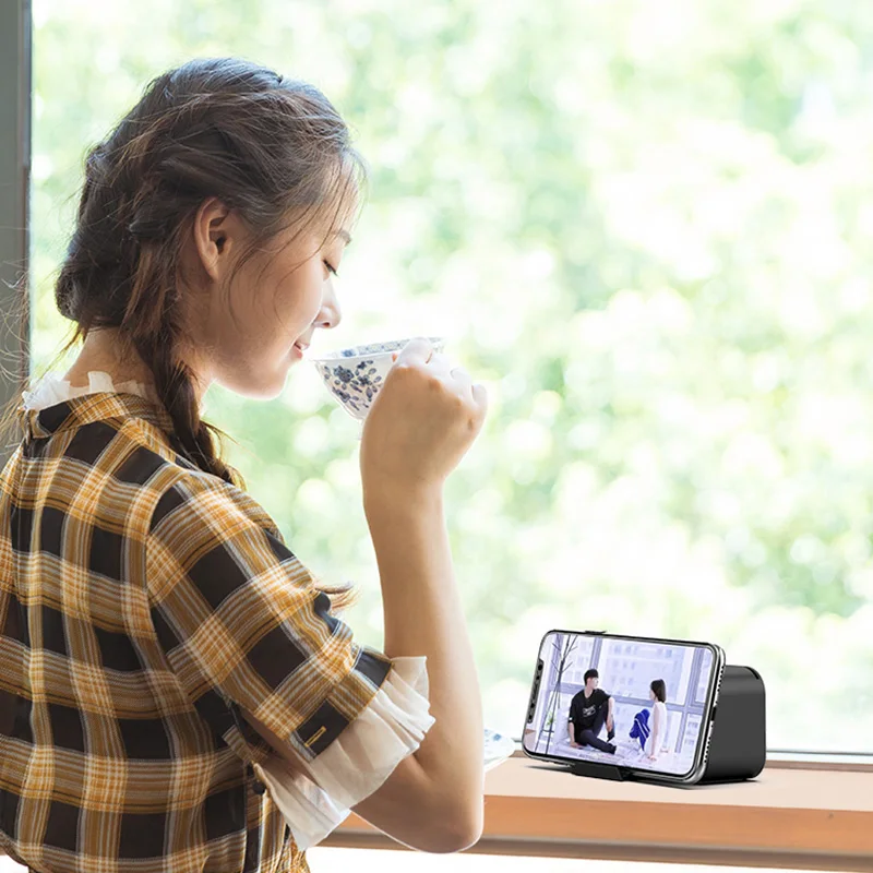 Светодиодные Bluetooth-часы с динамиком Многофункциональные цифровые настольные