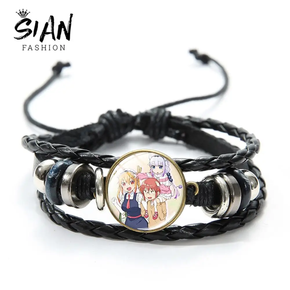 Браслет с аниме рисунком подружки дракона из Кобаяси|Браслеты| |