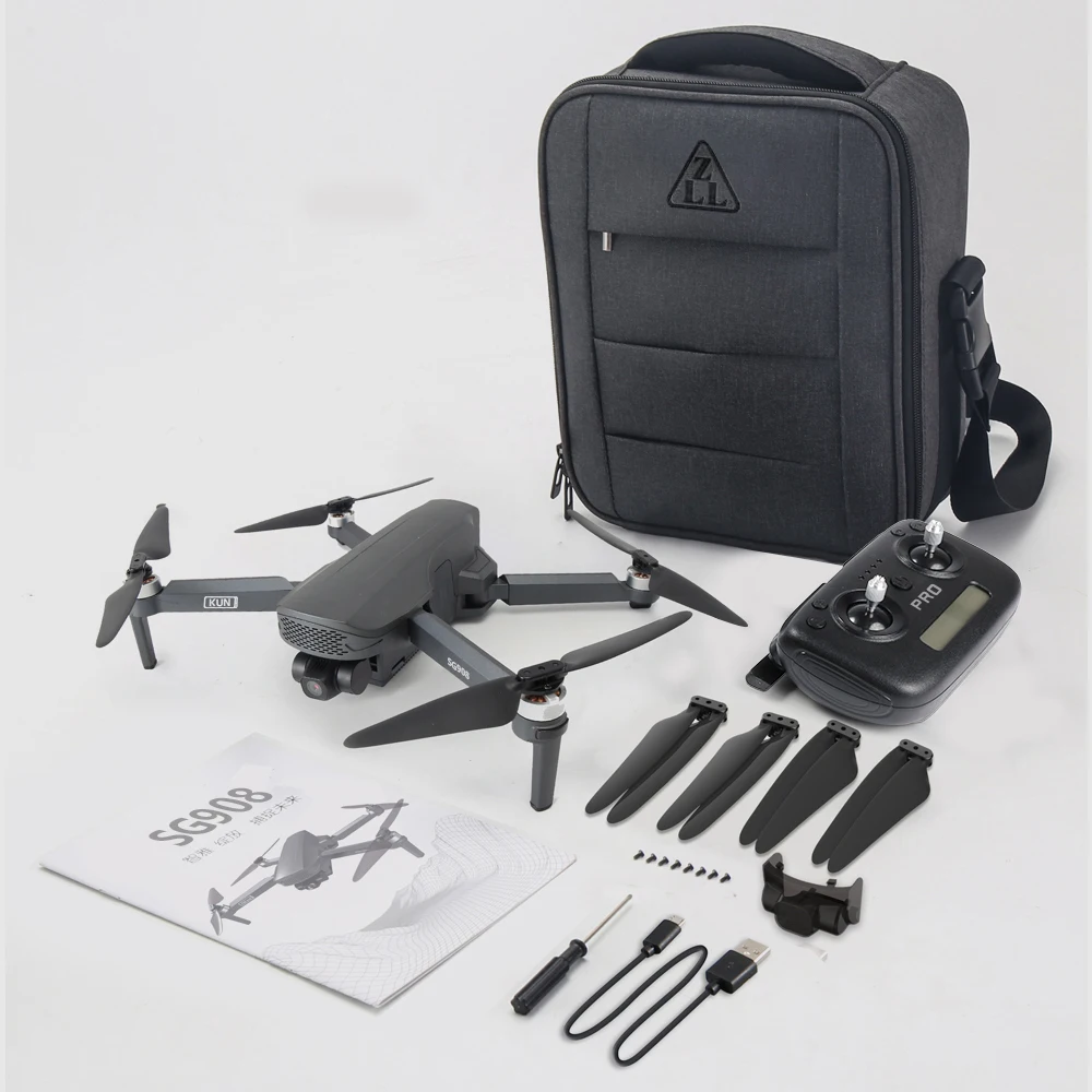 

SG908 GPS Drone 4K Profesional Camera 5G WIFI FPV Dron 3-Axis Gimbal Brushless Motor 28min 1200m RC Quadcopter
