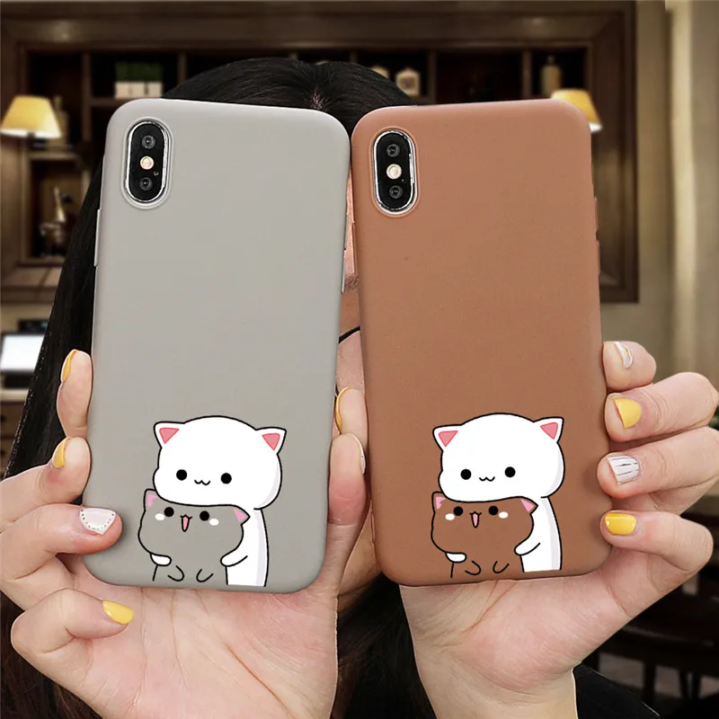 Case for Huawei P40 Lite E P30 Pro P20 Honor 10 8X 9X 8A 10i 20i Play 9A Mate 20 10 Lite Y9 Y7 Y6 Soft Silicon Funda Cat Cover