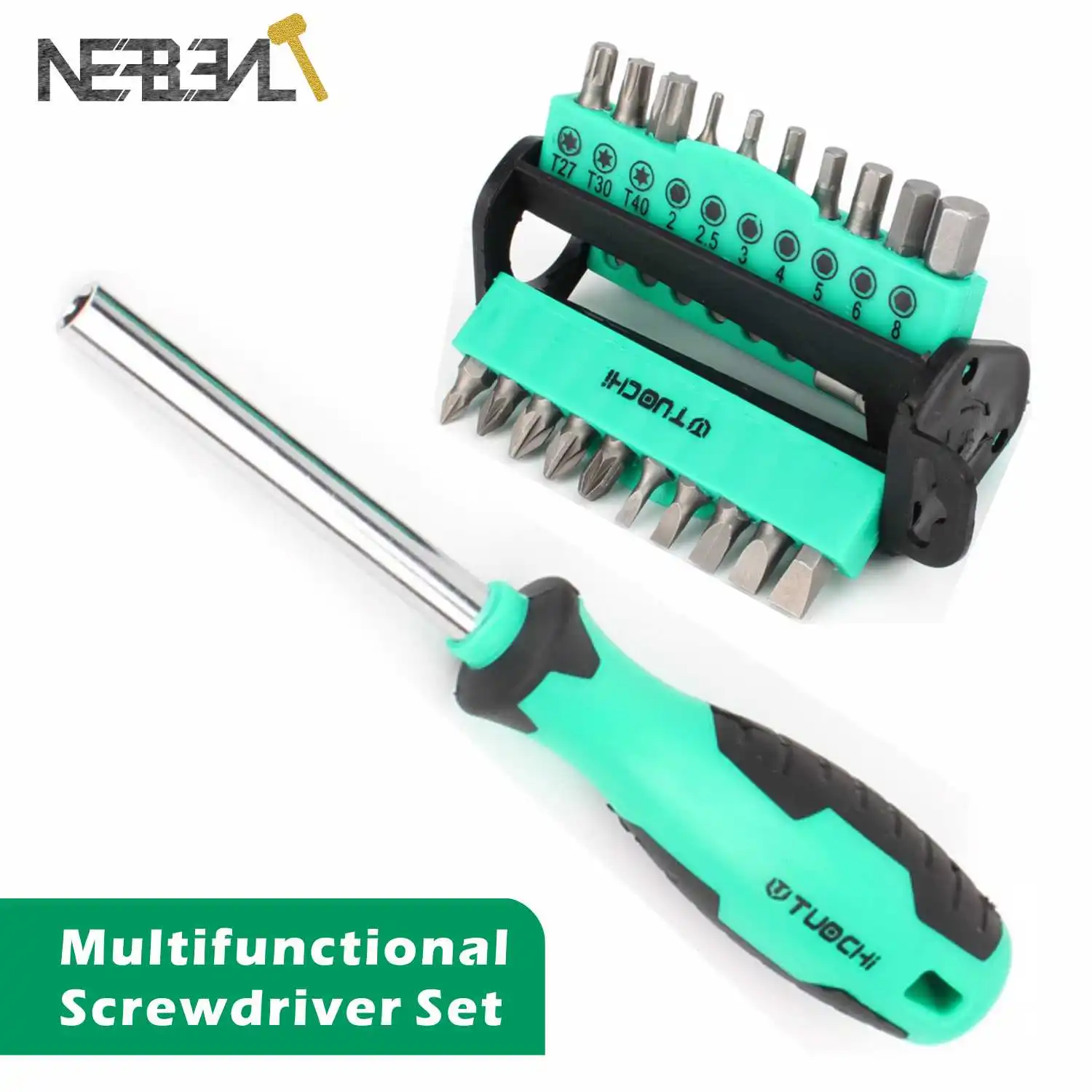 

31pcs Screwdriver Set with Magnetic Extension Bit Holder Tamper Star Screwdriver Bits Set Quick Release Device Hand Tools