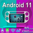 Автомагнитола на Android 11 для Volkswagen Tiguan 1 NF 2006-2016, стерео, мультимедийный видеоплеер, беспроводная навигация Carplay DSP IPS