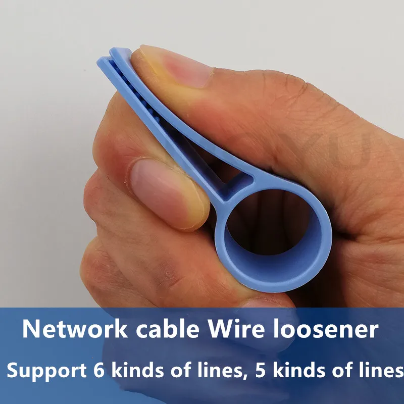 Twisted pair Network cable Loosening tool Disconnection device Applicable to category 5 and category 6 network cable