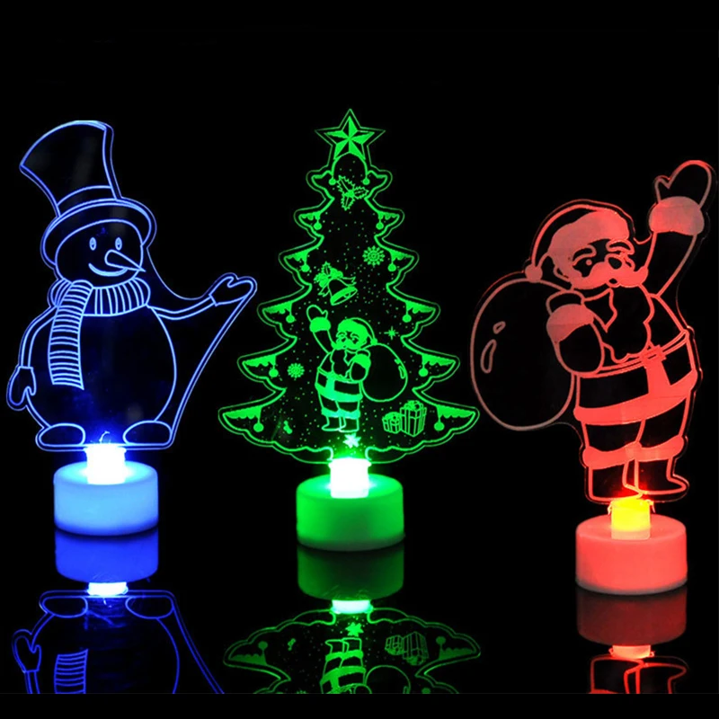 

Christmas Decoration Night Light Toy Xmas Tree Decor Colorful Led Home Christmas Tree Ornaments 2022 New Year Navidad Home Decor