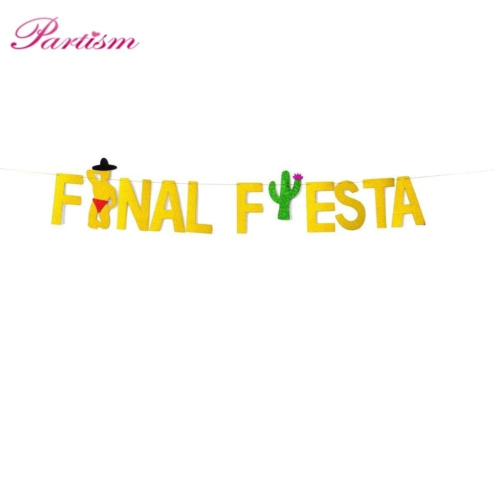 1 комплект вечерние баннеры серии Кактус фиеста зеленые бандажные гирлянды для