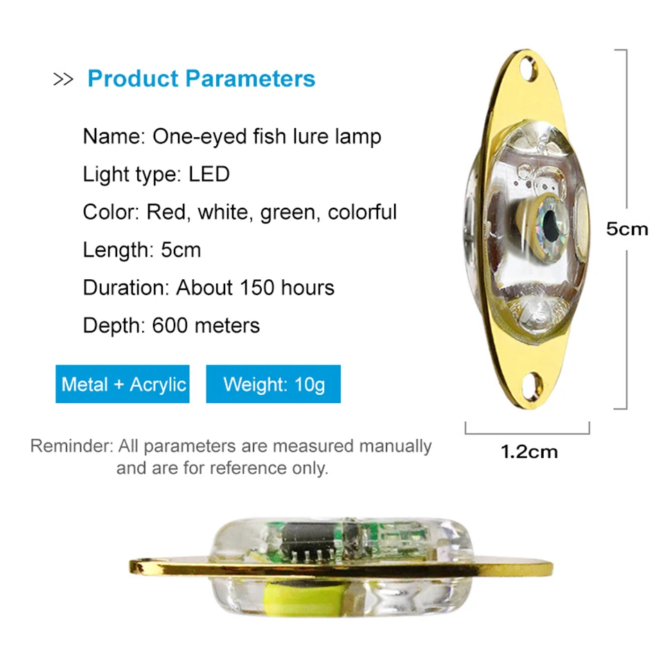 Ходить Рыба 1 шт. 5 см 10 гр катушка для ловли ночной Светильник приманки светильник