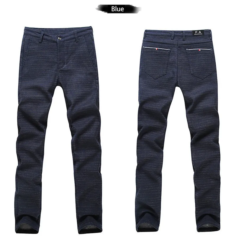 Зимние теплые флисовые брюки мужские плотные новинка 2019 синие черные серые