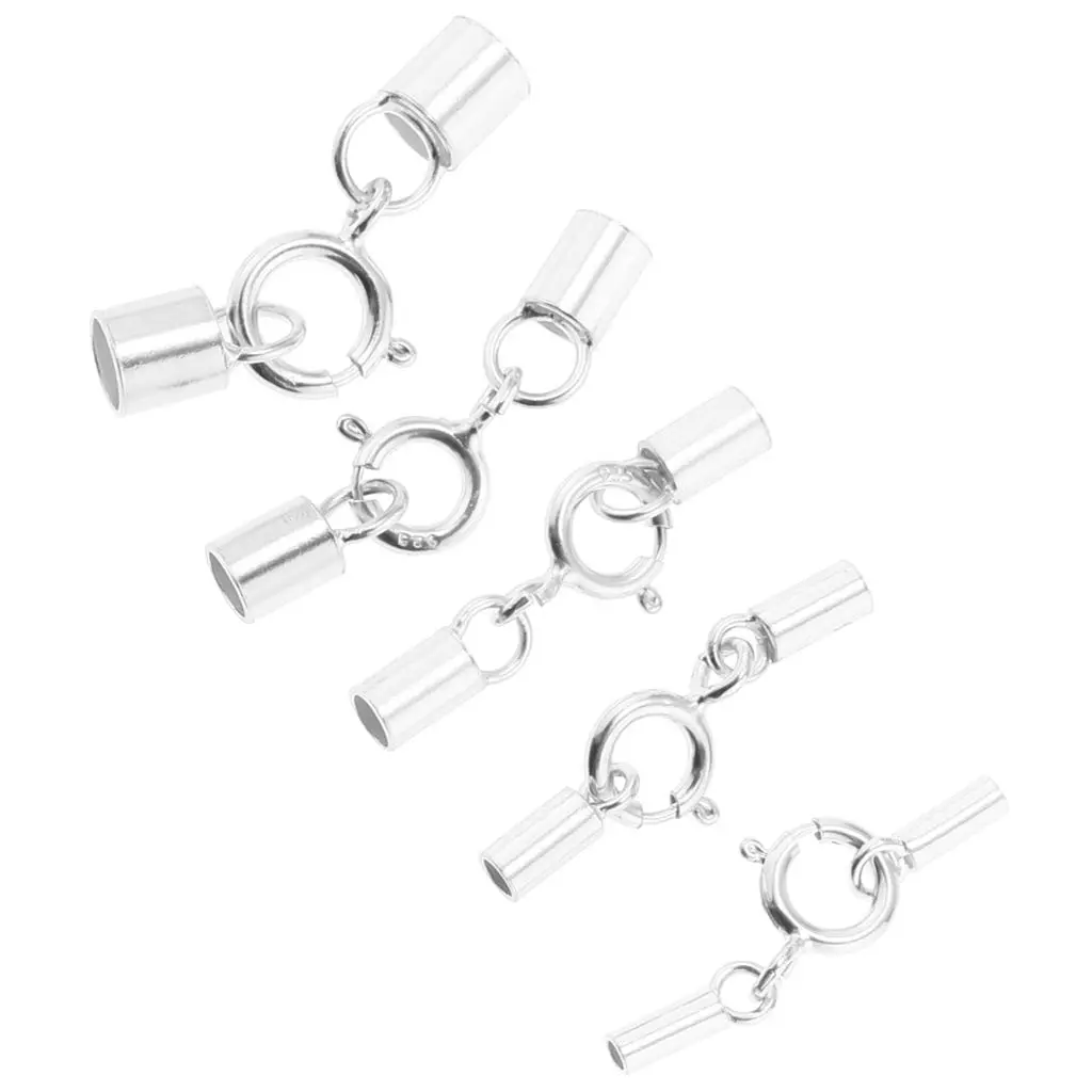

Cylinder Tube End Closure for Necklace Bracelet Leather Cord Jewelry Accessories