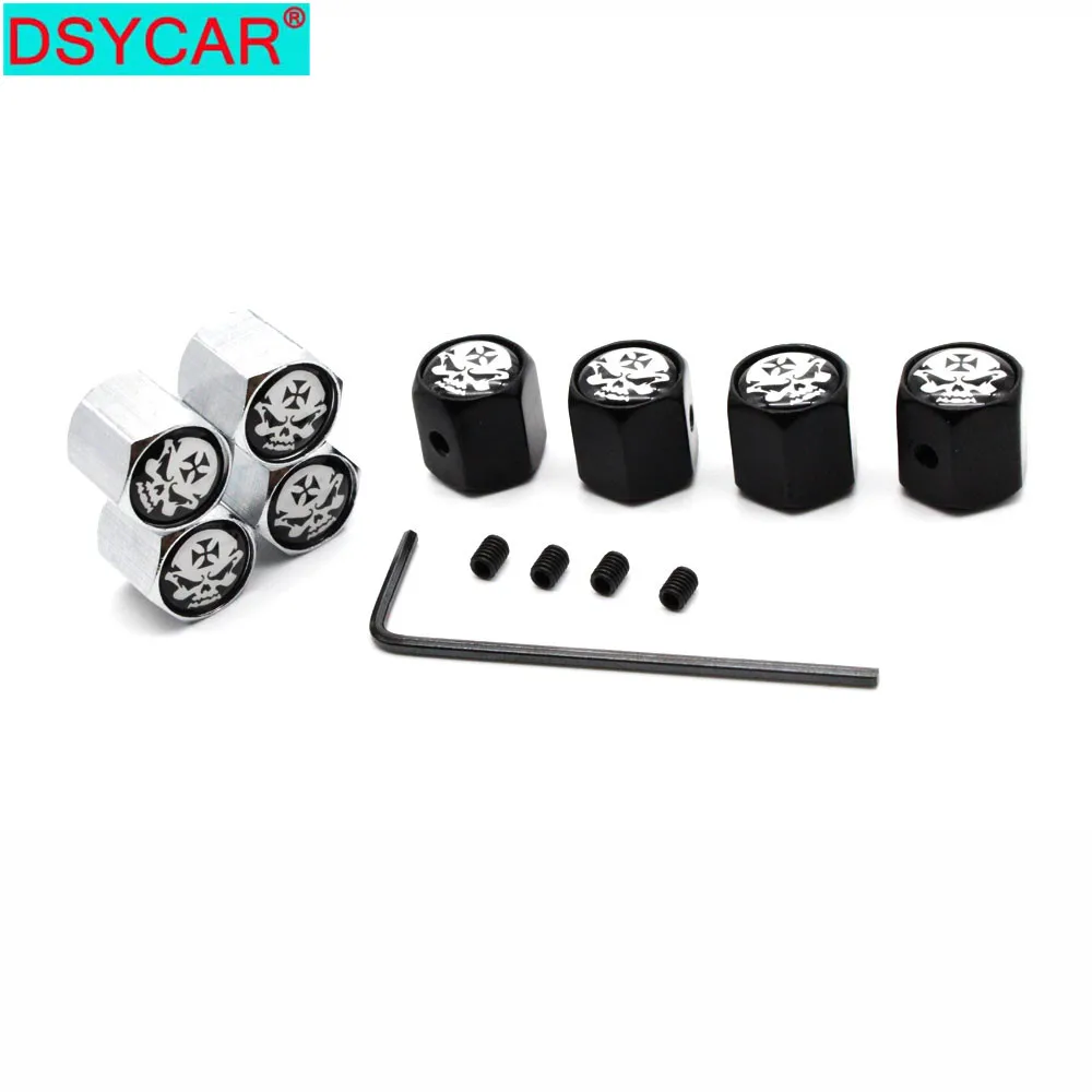 DSYCAR 1 комплект автомобильная противокражная крышка из цинкового сплава с