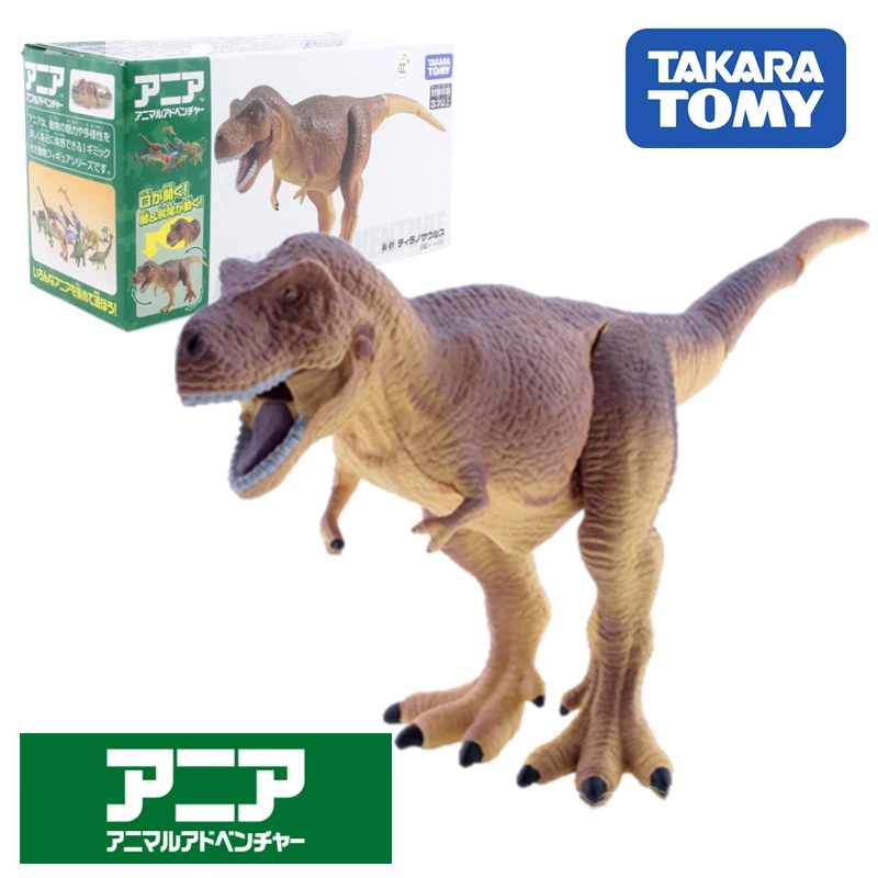 Купи Takara Tomy ANIA Animal Advanture AL-01 Tyrannosaurus ABS Dinosaur Figure Kids Educational Toys за 586 рублей в магазине AliExpress
