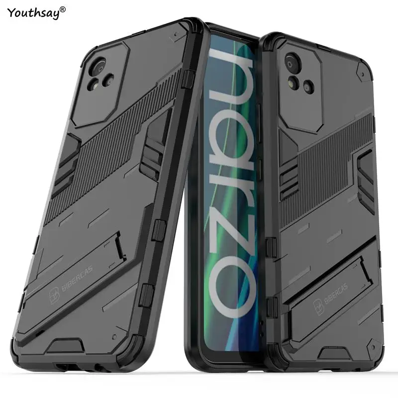 PUNK Case For Realme Narzo 50i Cover For Realme Narzo 50i 50A Shell Armor Shockproof Protective Bumper For Realme Narzo 50i