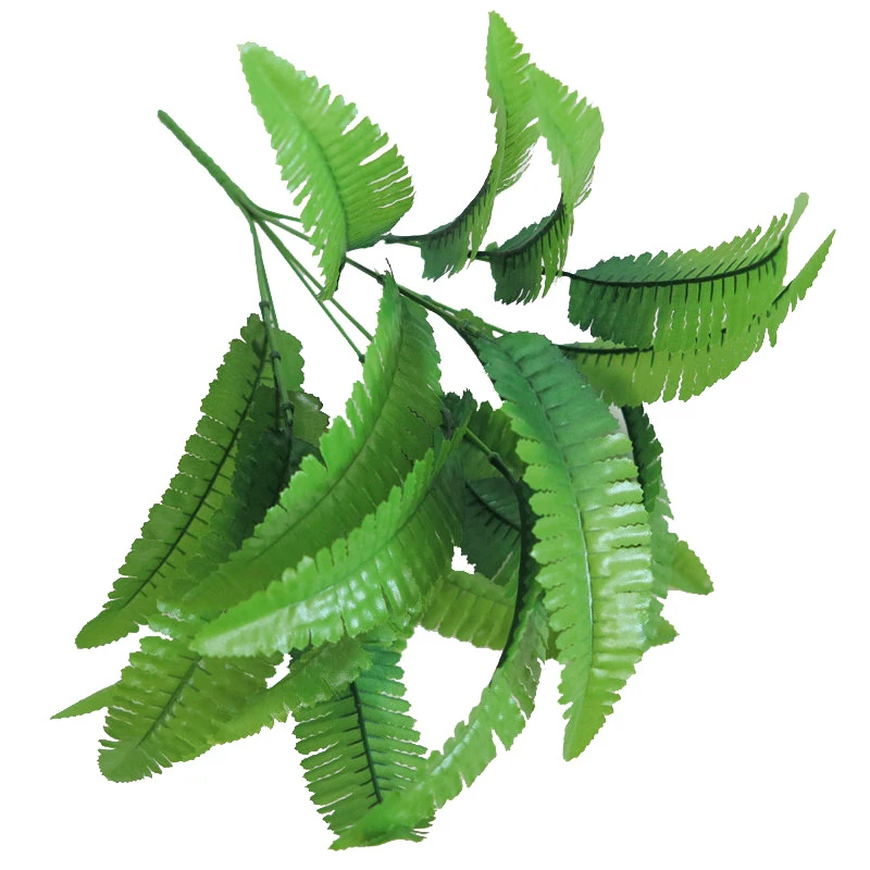 Искусственный папоротник 7 вилок искусственная трава персидские листья цветы