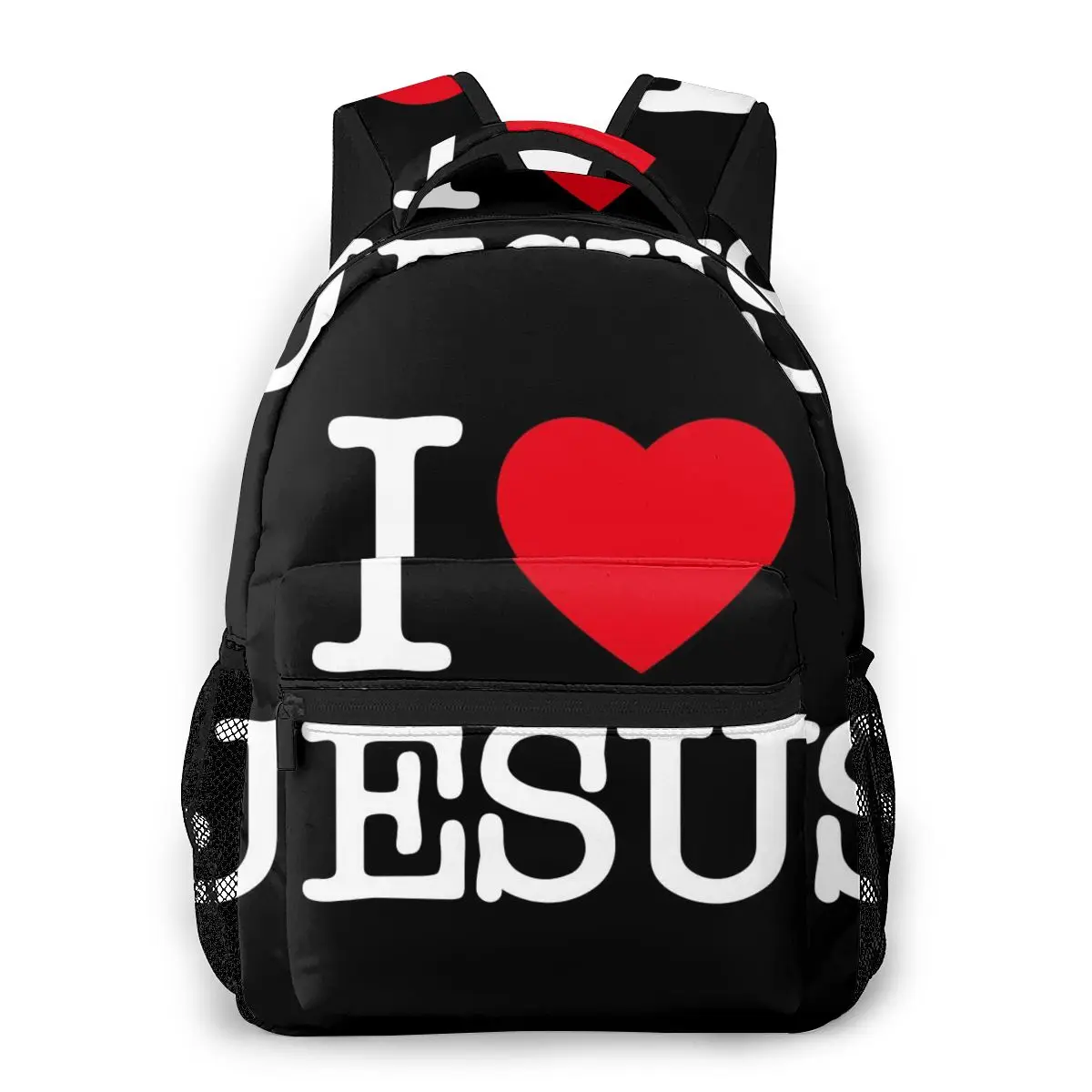 

Рюкзак OLN женский, сумка на плечо для девочек-подростков, Женский школьный ранец с надписью «Я люблю Иисуса»