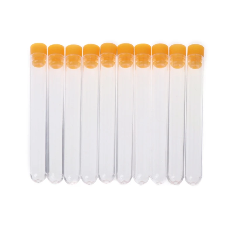

B0KB 10x Transparent Knitting Sewing Felting Needle Plastic Bottle Storage Container