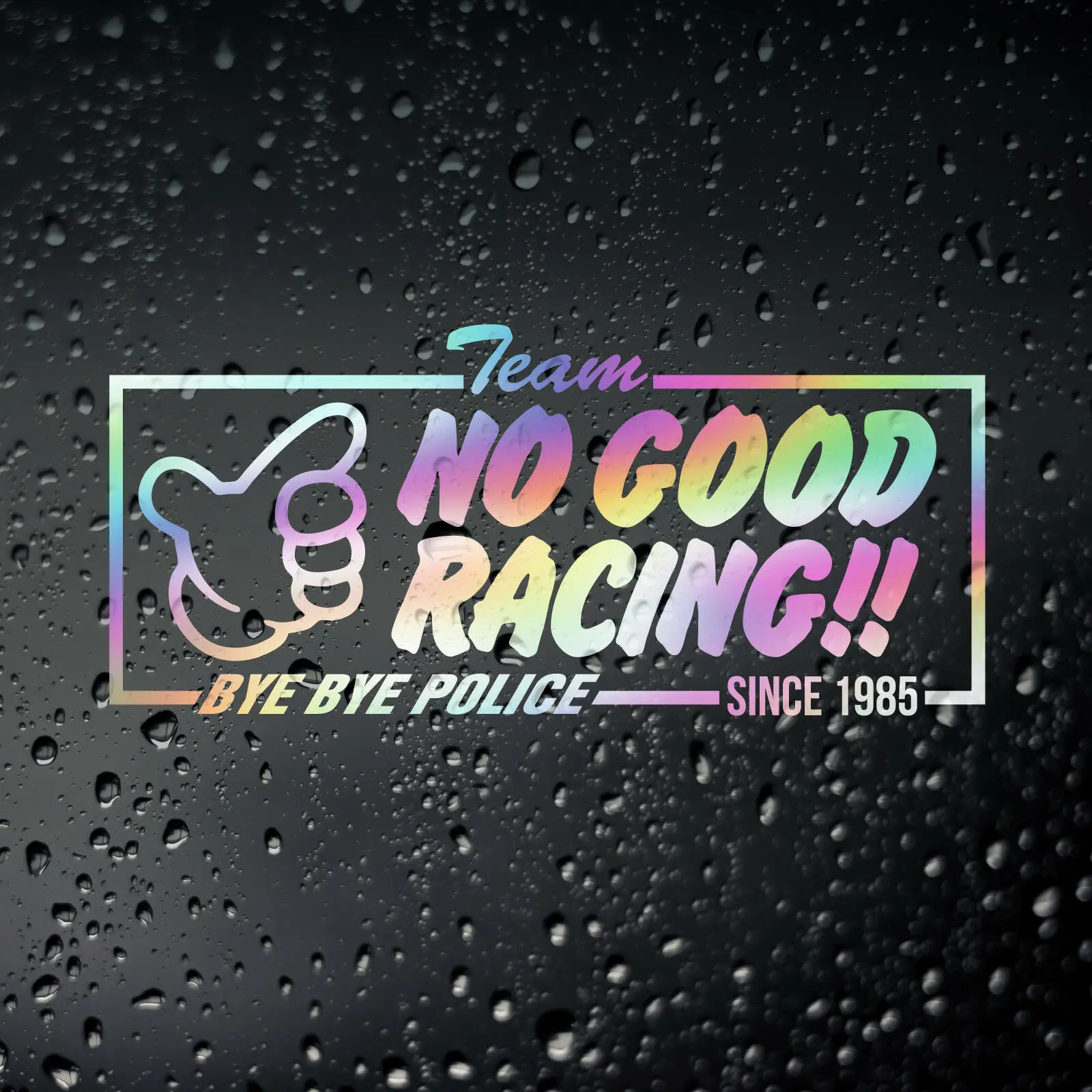 Three Ratels FD567 Team No Good Racing Oil Slick Sticker JDM Kanjo Racer для Honda Civic EK9 EG EF | Автомобили и мотоциклы