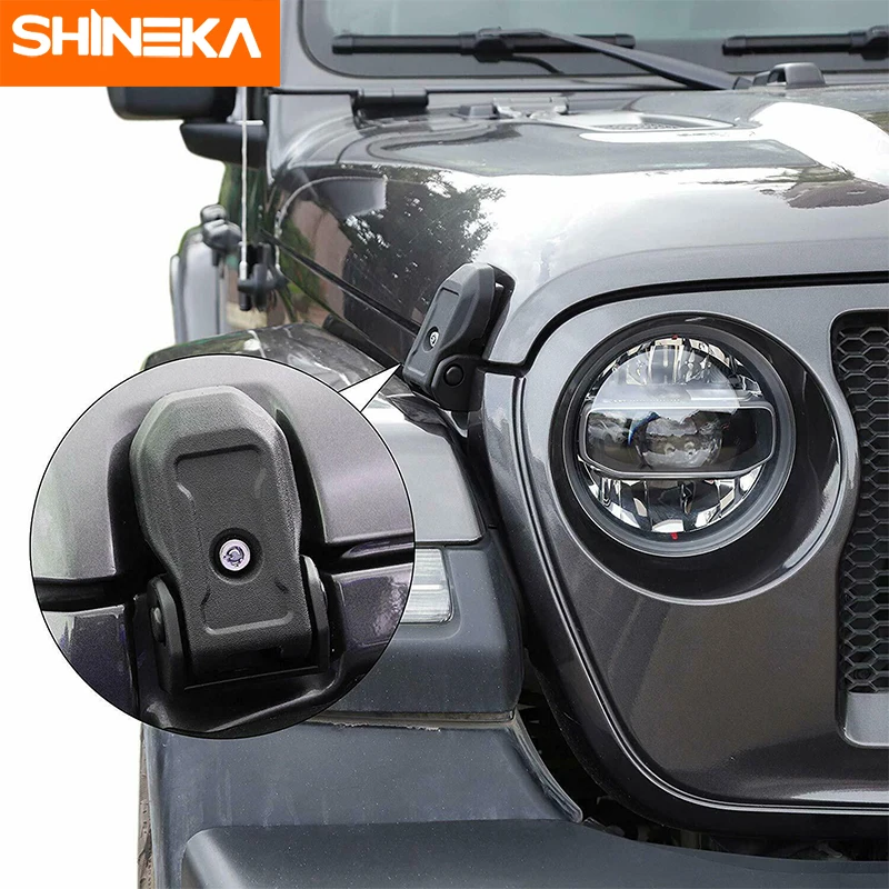 Замки капота для Jeep Gladiator JT 2018 + замок двигателя автомобиля защелка с ключом набор