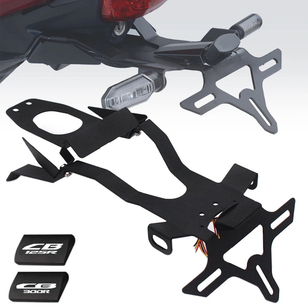 

For Honda CB125R CB300R CB 125R/300R Motorcycle Tail Tidy License Plate Holder Frame Bracket Fender Eliminator Accessories