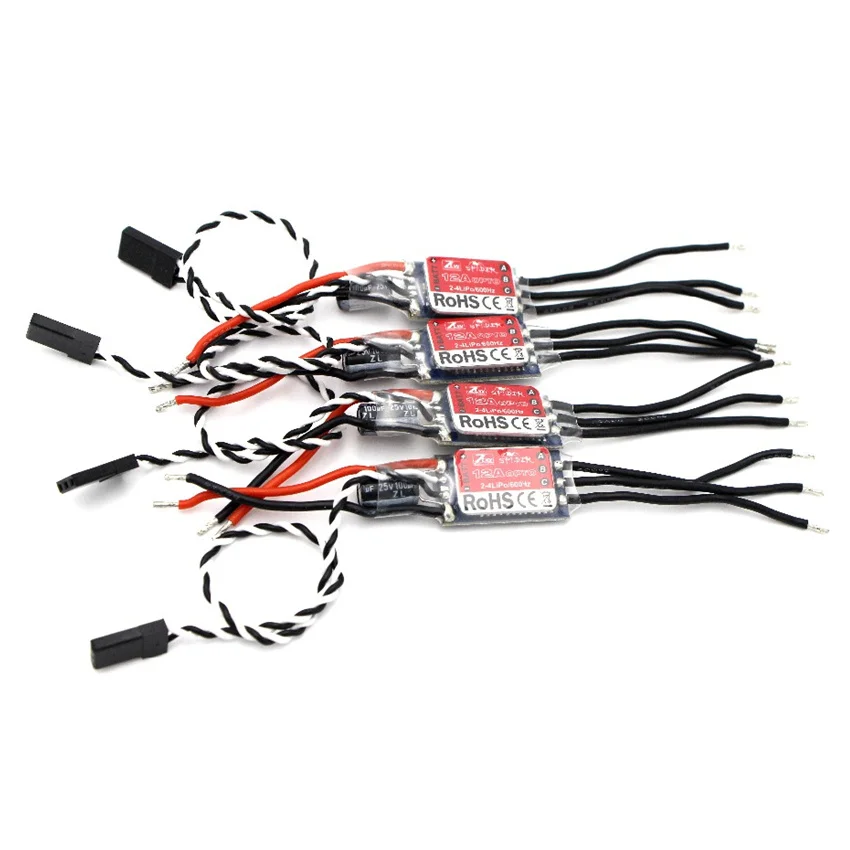 ZTW OPTO 12A ESC с программой SimonK Spider Series Brushless Регулятор скорости для радиоуправляемой
