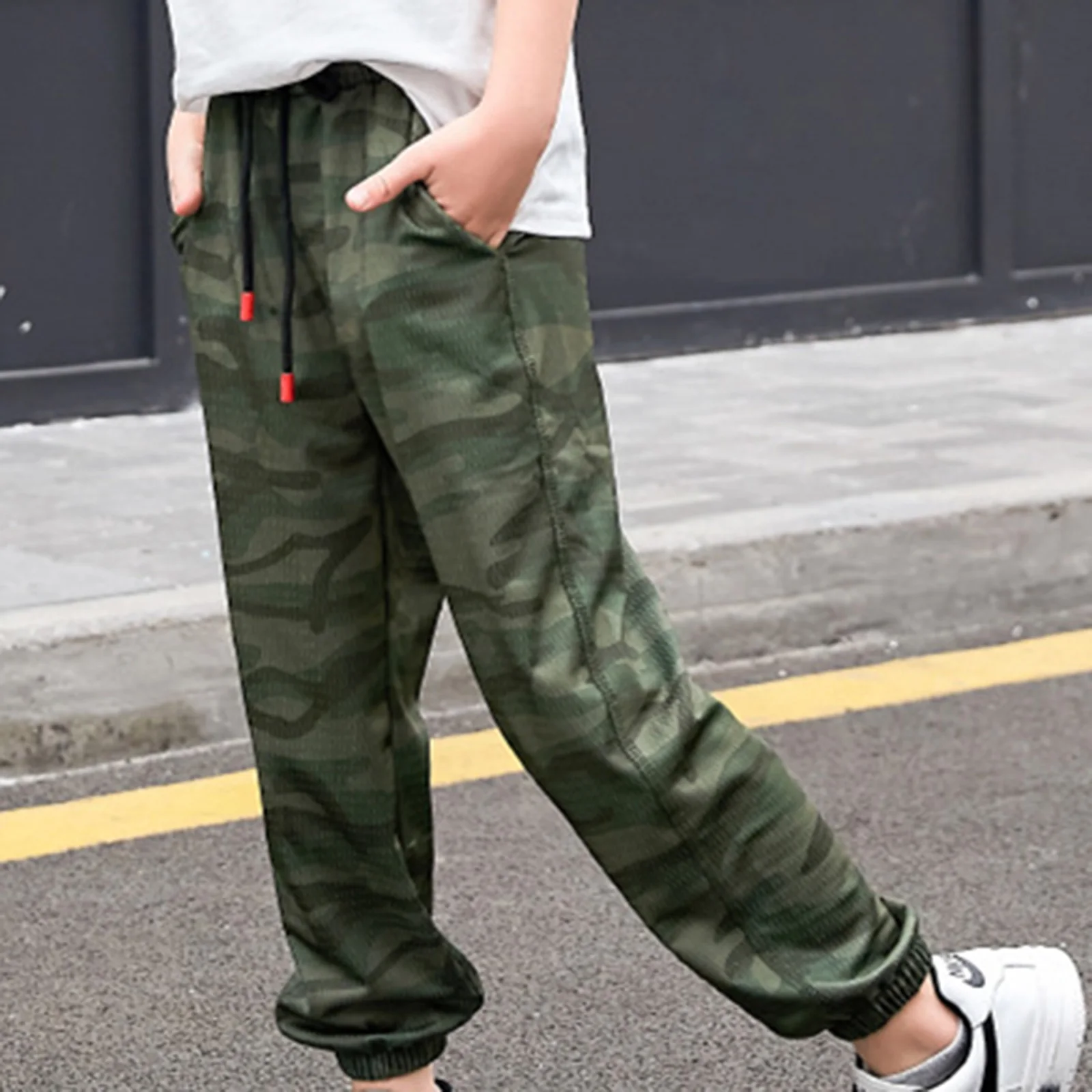 Брюки детские спортивные дышащие сетчатые быстросохнущие штаны с эластичным