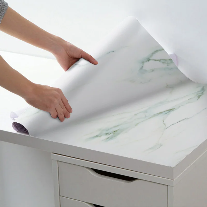 

Refurbish Pattern Decorative Films Furniture Protection Marbling Desktop Decorative Films Waterproof Plakfolie Home Decor DK50DM