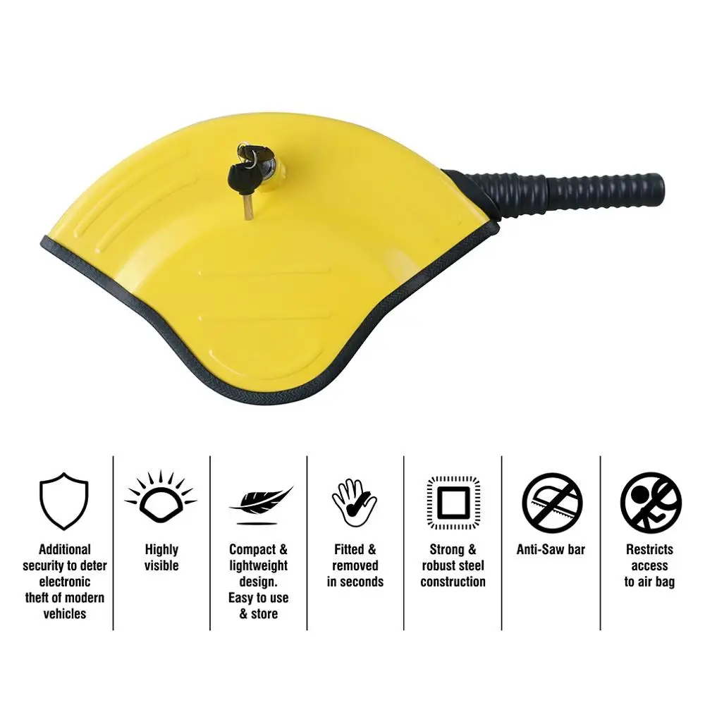 Универсальный Автомобильный Замок рулевого колеса полное покрытие подушки