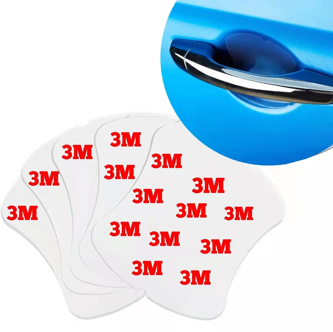 

4Pcs/LOT 3M Car Handle Protection Film Car Exterior Transparent Sticker Automotive Auto Accessories Car Styling Car sticker