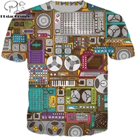 cartoon dj pattern 3d printed men hip hop t shirt harajuku fashion short sleeve shirt summer streetwear unisex tshirt tops