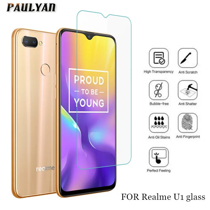 2019 Новинка 2.5D защита экрана HD закаленное стекло для oppo Realme U1 F3 Защитная