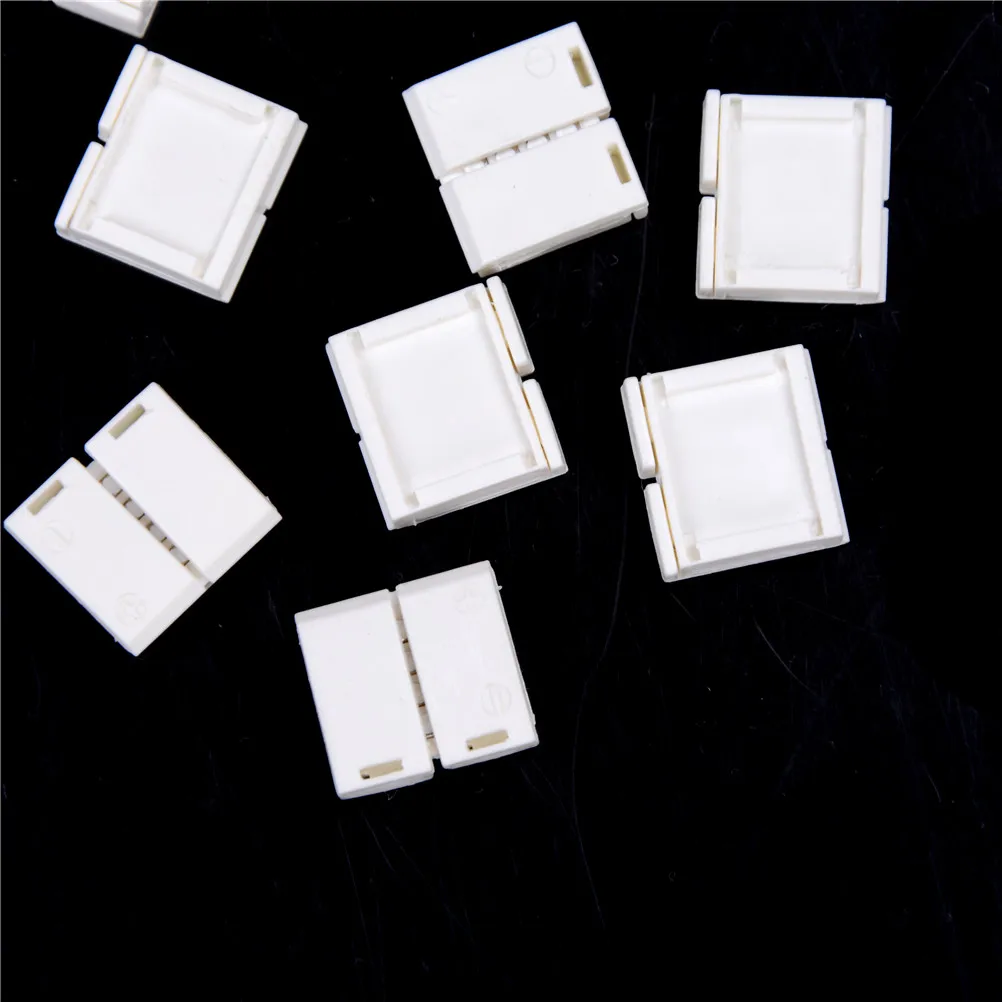 Solderless 10 мм 4 Pin RGB Светодиодная лента коннектор адаптер для 5050 оптовая продажа