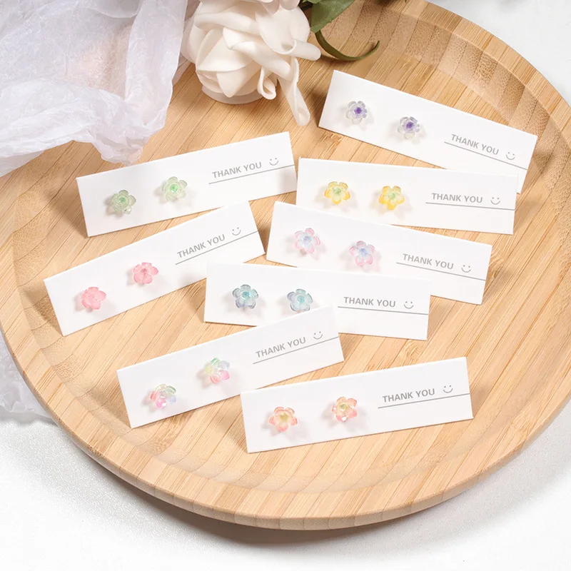 Женские серьги из серебра 925 пробы с трехмерными цветами|Серьги-гвоздики| |