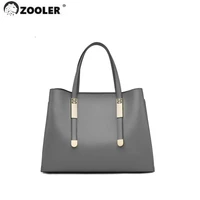 winter new zooler first cow genuine leather tote bags skin top handle cow handbags large purse bag female famous brandwg368