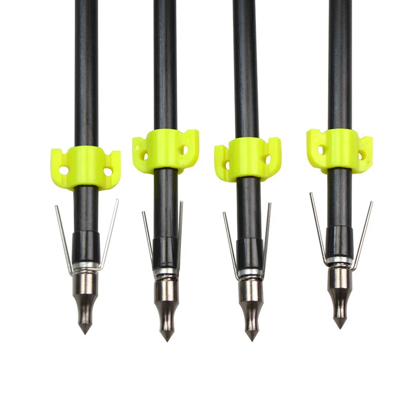 Стрелы из стекловолокна для рыбалки 10/12 шт. встраиваемые стрелы блочный лук