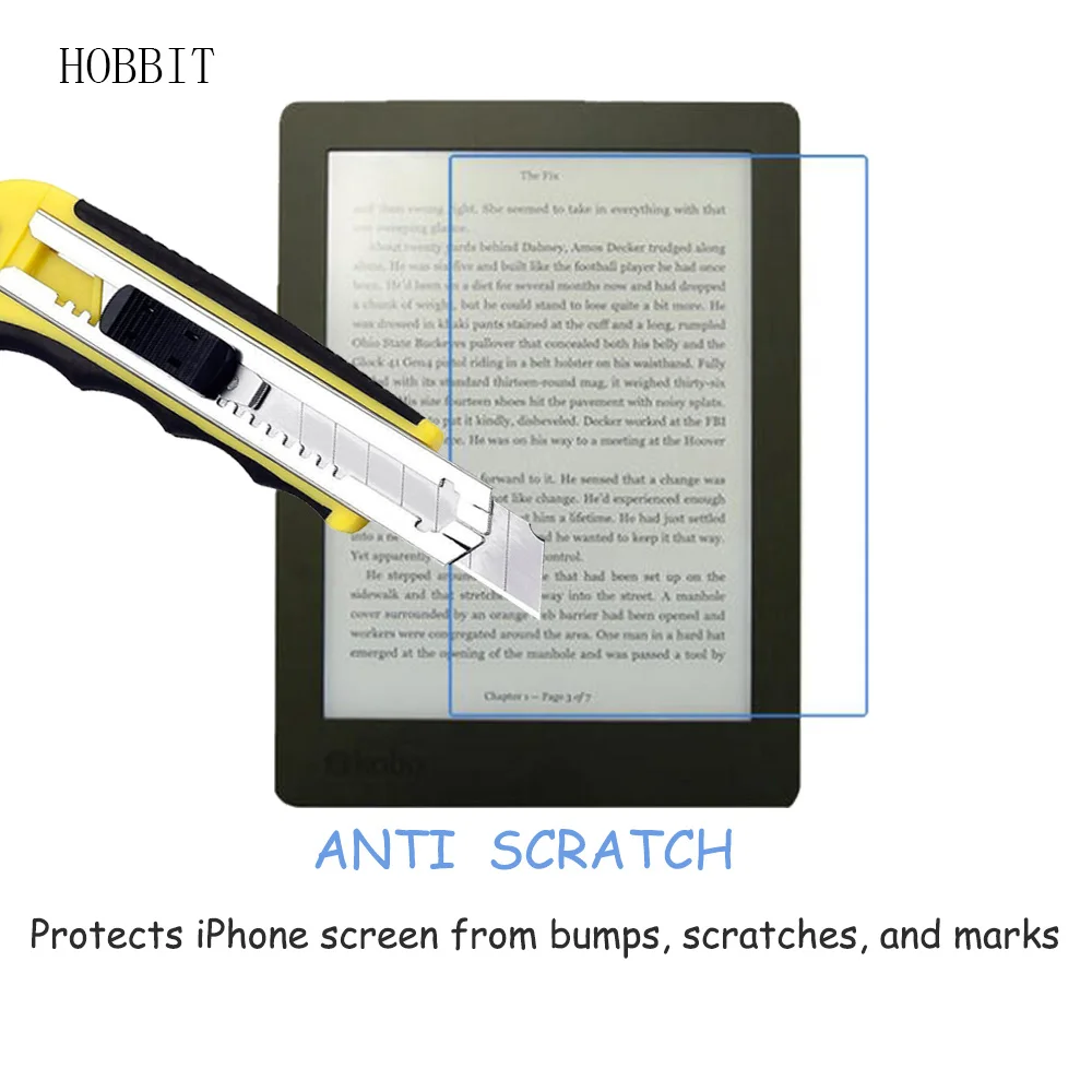 

3 шт. нано Взрывозащищенная ПЭТ-пленка для Kobo Aura H2O Edition 2 (2017) 6,8 дюймов защита экрана прозрачная Противоударная пленка