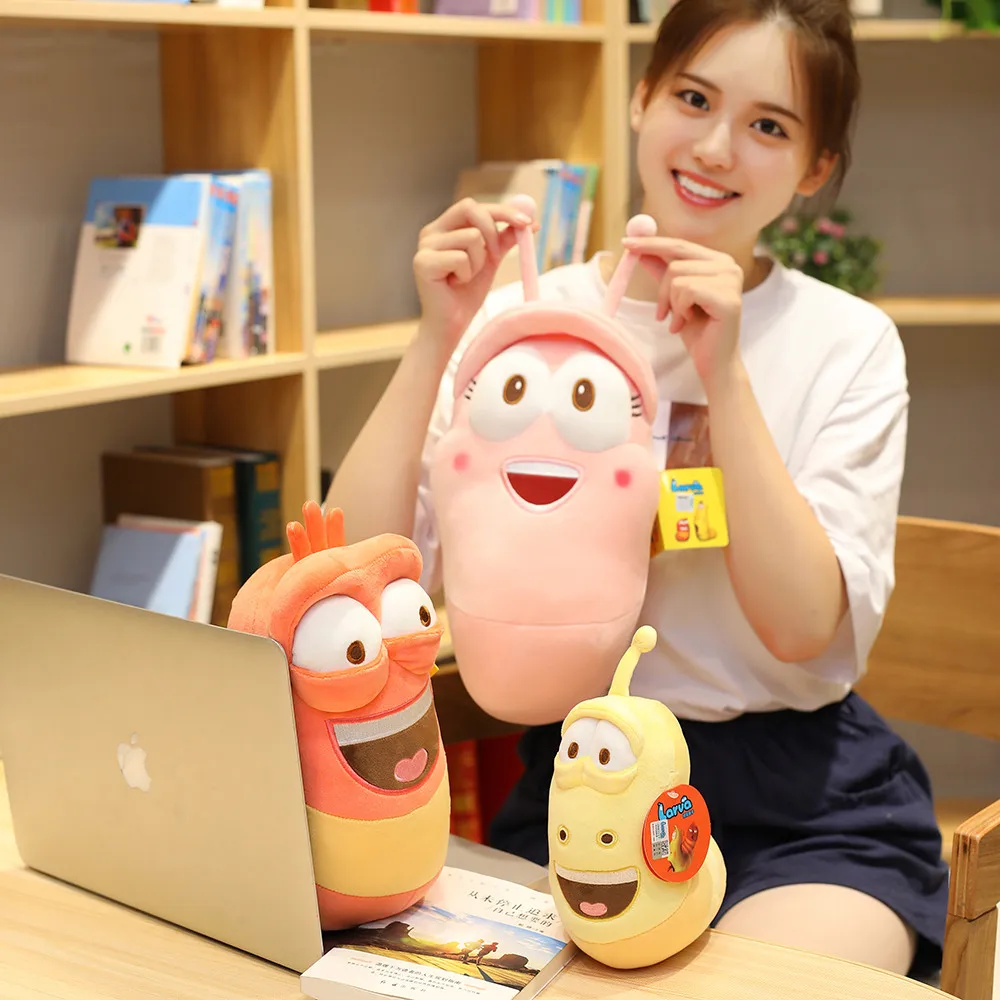 Мультяшные забавные насекомые слизь креативные личинки Плюшевые игрушки Мягкая