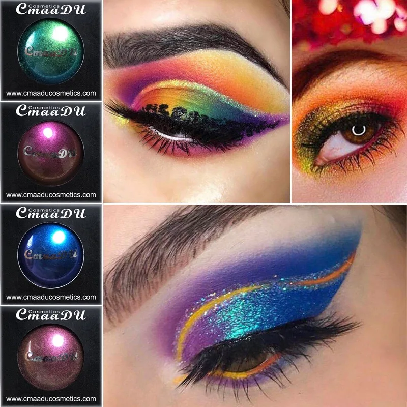 

TSMC chameleon color payoff Shimmer Eyeshadow Makeup Palette Glitters Powder Eye Shadow Pigmented Smoky EyelidsDrop ship