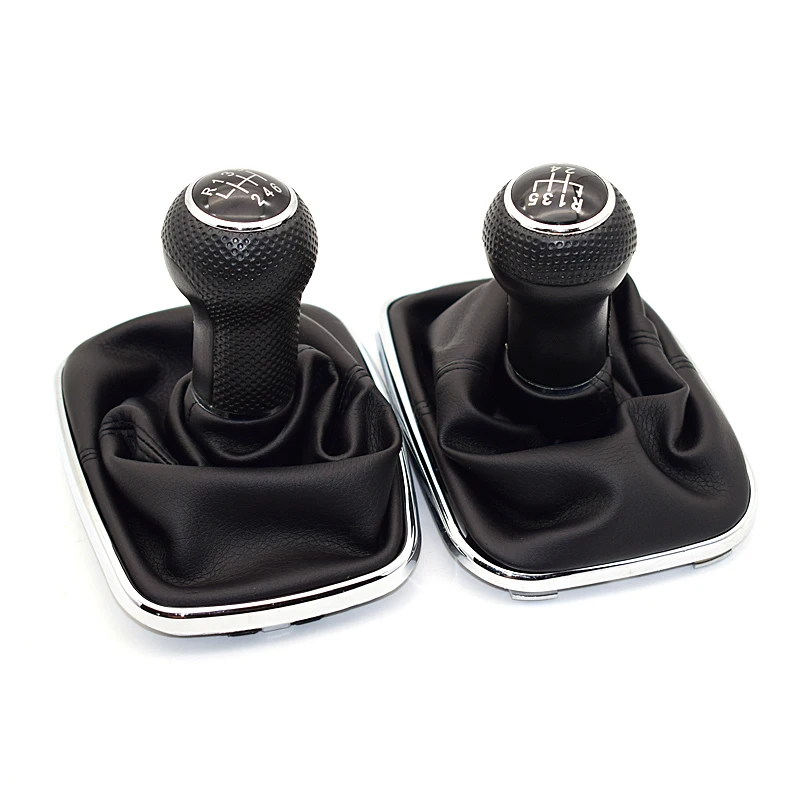 

5/6 Speed 23mm Gear Shift Knob Lever Shifter Gaiter Boot For Volkswagen VW Golf 4 IV MK4 GTI R32 Bora Jetta 1999-2004