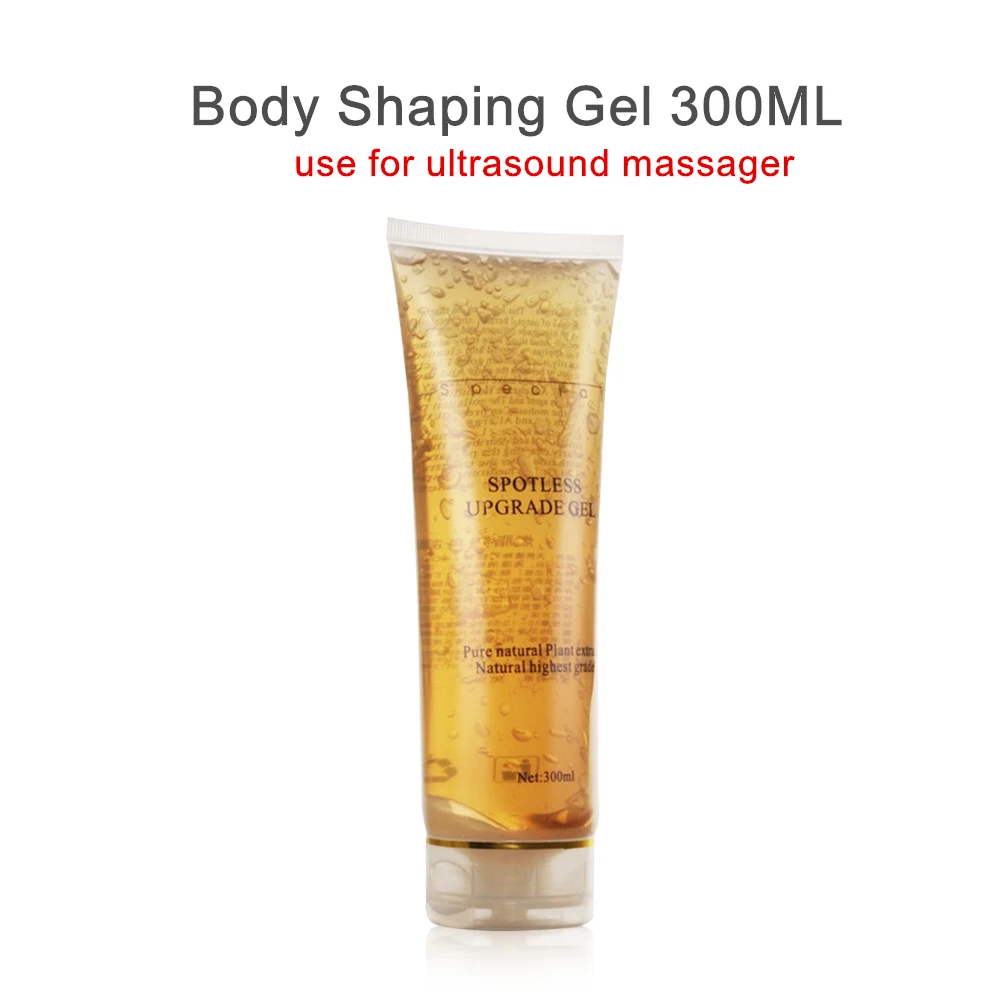 300ml gel 7 в 1 Липо кавитационная ультразвуковая машина для похудения тела Массажер для потери веса сжигатель жира Гальваническая инфракрасная ультразвуковая EMS терапия - Цвет: 300ml gel
