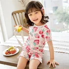 Одежда для девочек 2022, детская одежда для сна для мальчиков, пижамные комплекты, одежда для сна для маленьких мальчиков, мультяшный пижамный комплект, хлопковый детский Пижамный костюм