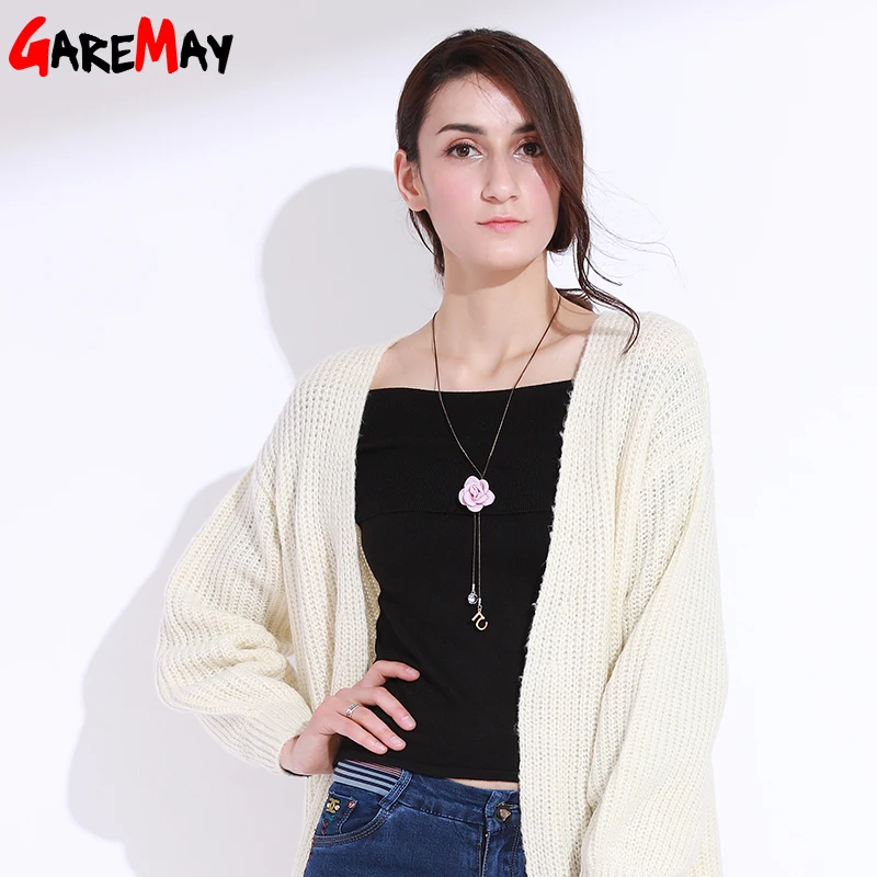 Sweater For Women Knitted Pullovers Off Shoulder Women's Clothes Blusas De Feminina Strapless Slash Neck GAREMAY 7118 | Женская