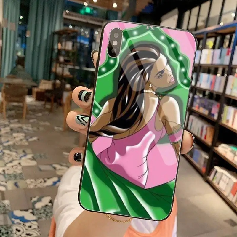 YJZFDYRM AKA богиня Альфа Kappa чехол для телефона из закаленного стекла iPhone 11 Pro XR XS MAX 8X7 6S