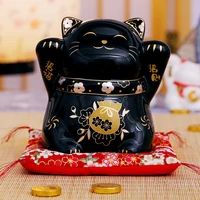 ceramic beckoning cat maneki neko lucky cat ornaments opening shop cash register opening gift home saving piggy bank ceramics