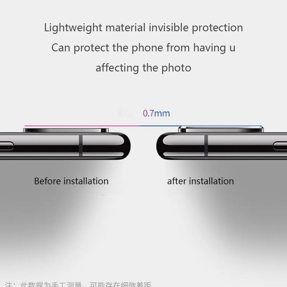 1 шт. Защита объектива камеры закаленное стекло для iPhone 11 pro max ультратонкое